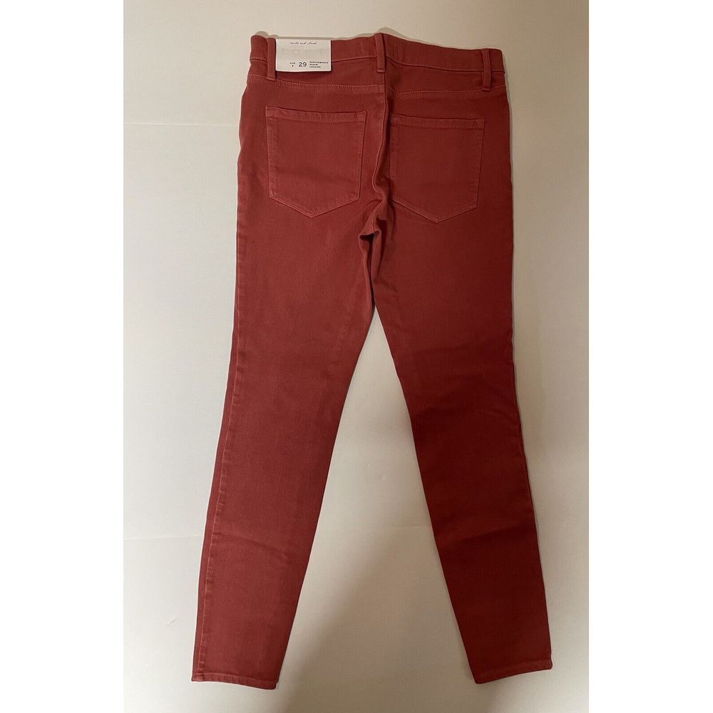 Ann Taylor Loft Women's Performance Denim Legging Pants Light Wash Red Size 8 - Picture 7 of 8